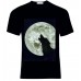 Μπλούζα T-Shirt Λύκος Φεγγάρι D4963